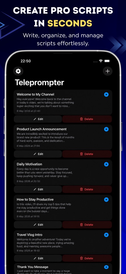 Teleprompter Pro screenshot 4